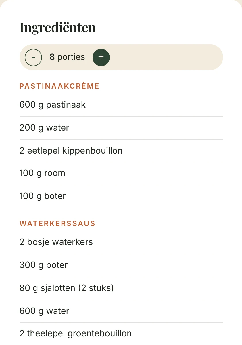 Voor 8 personen op de website van cuisinedeliesbeth.nl
